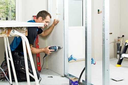 Montera gipsskivor: Vanliga gipsskivor Montera gipsskivor: Vanliga gipsskivor